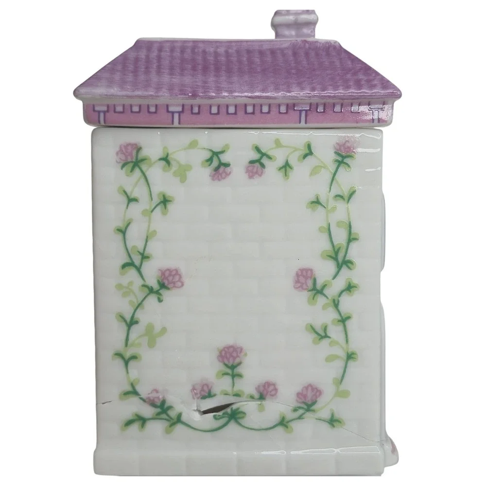 Lenox Spice Village Thyme Porcelain House Jar 1989 Spice Container READ